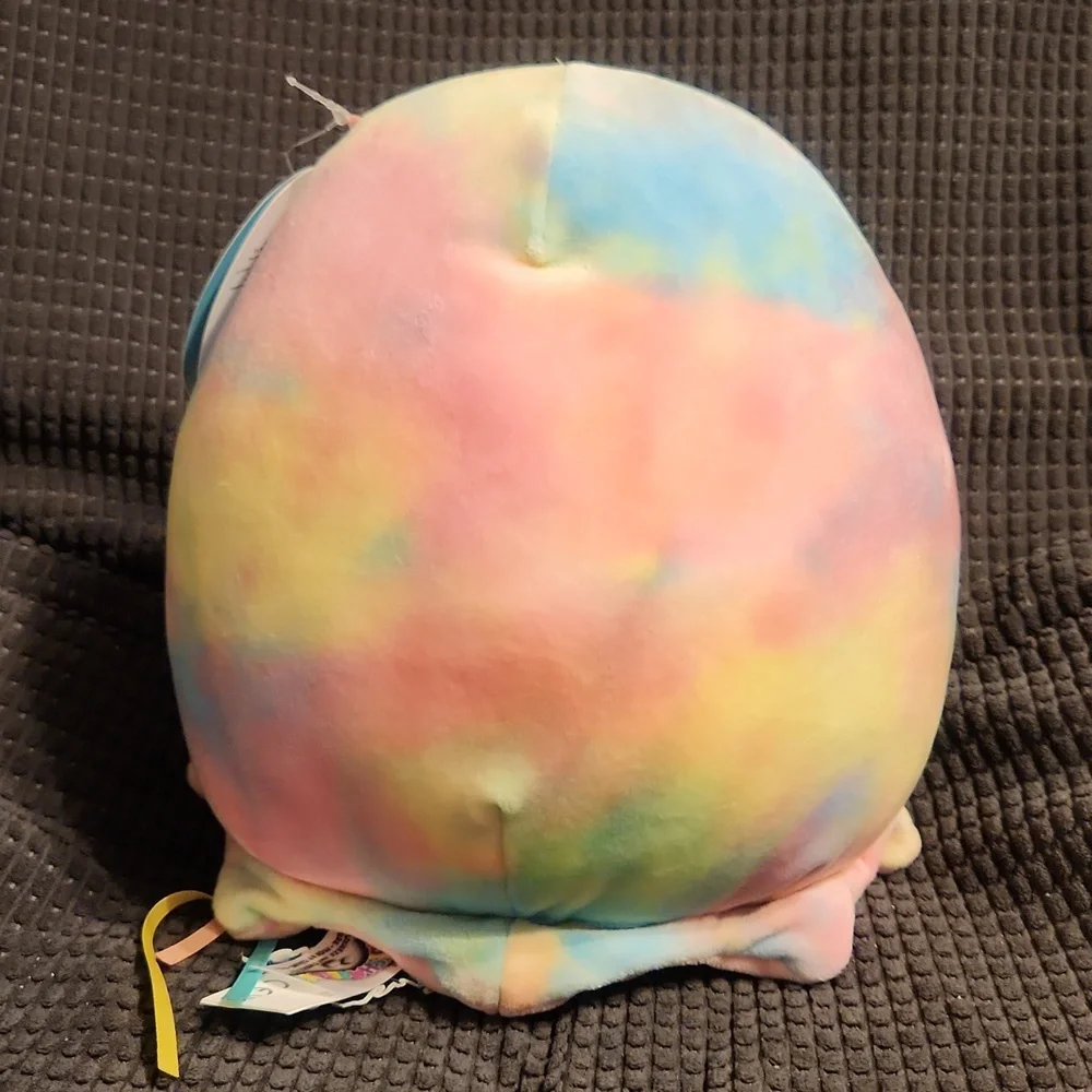 NWT Squishmallows 8" "Janet" Tie Dye Jellyfish 2021 Plush - Picture 3 of 4